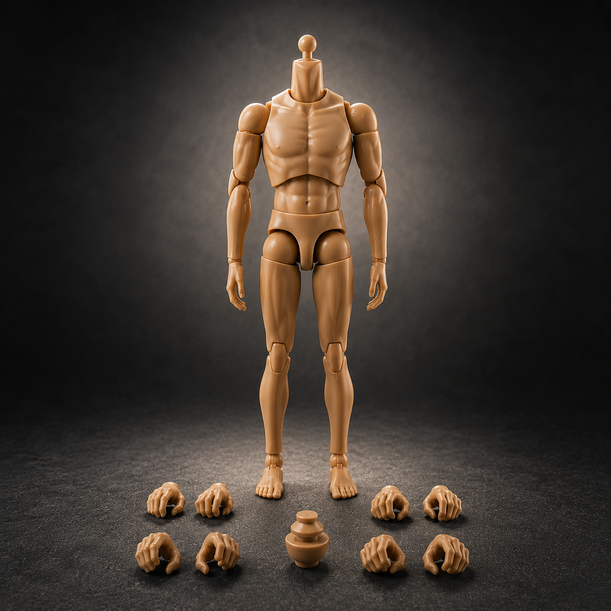 1/6 Narrow Shoulder Male Action Figure Body | 12 inch Figure Body